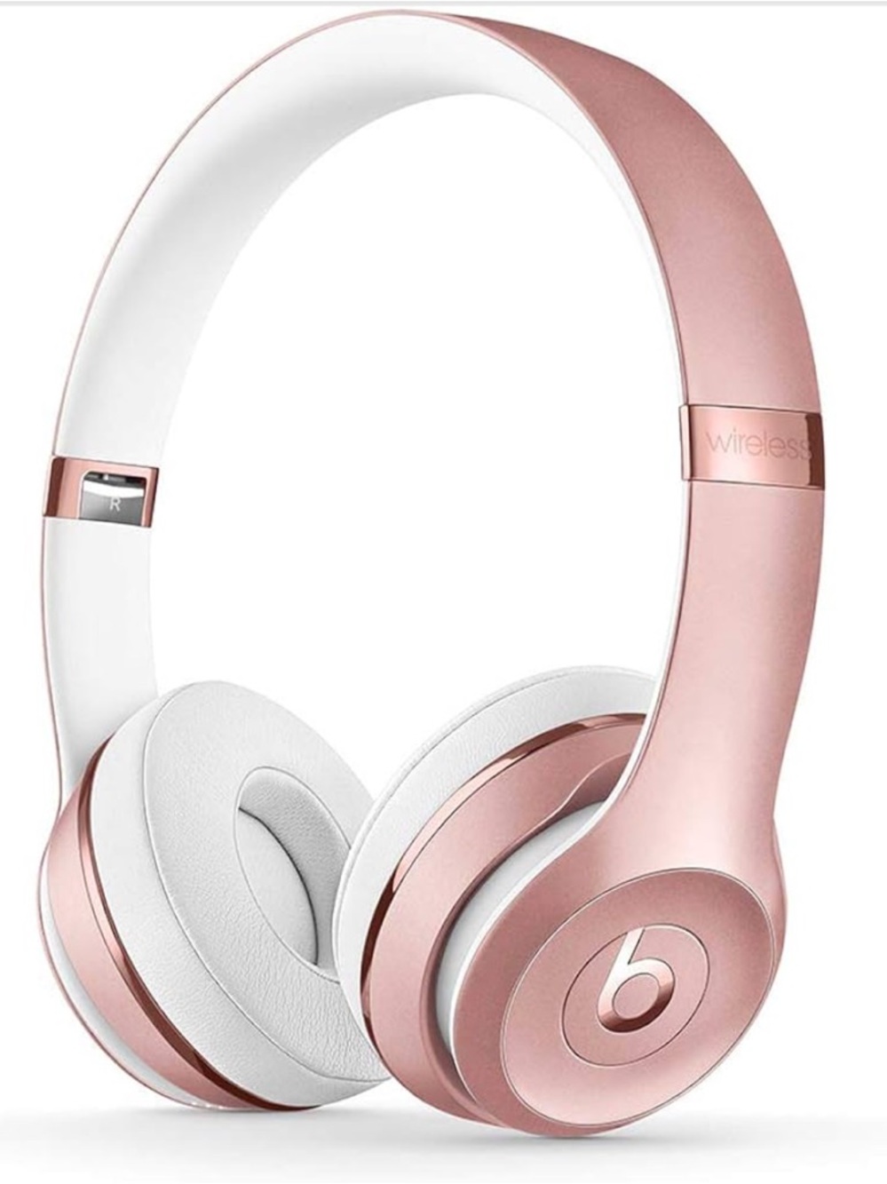 Beats by Dre Wireless On-Ear Headphones - Rose Gold & White